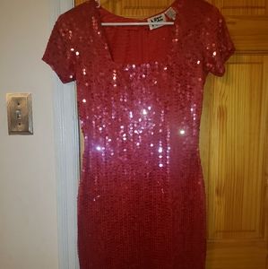 VTG Nite line sequin dress